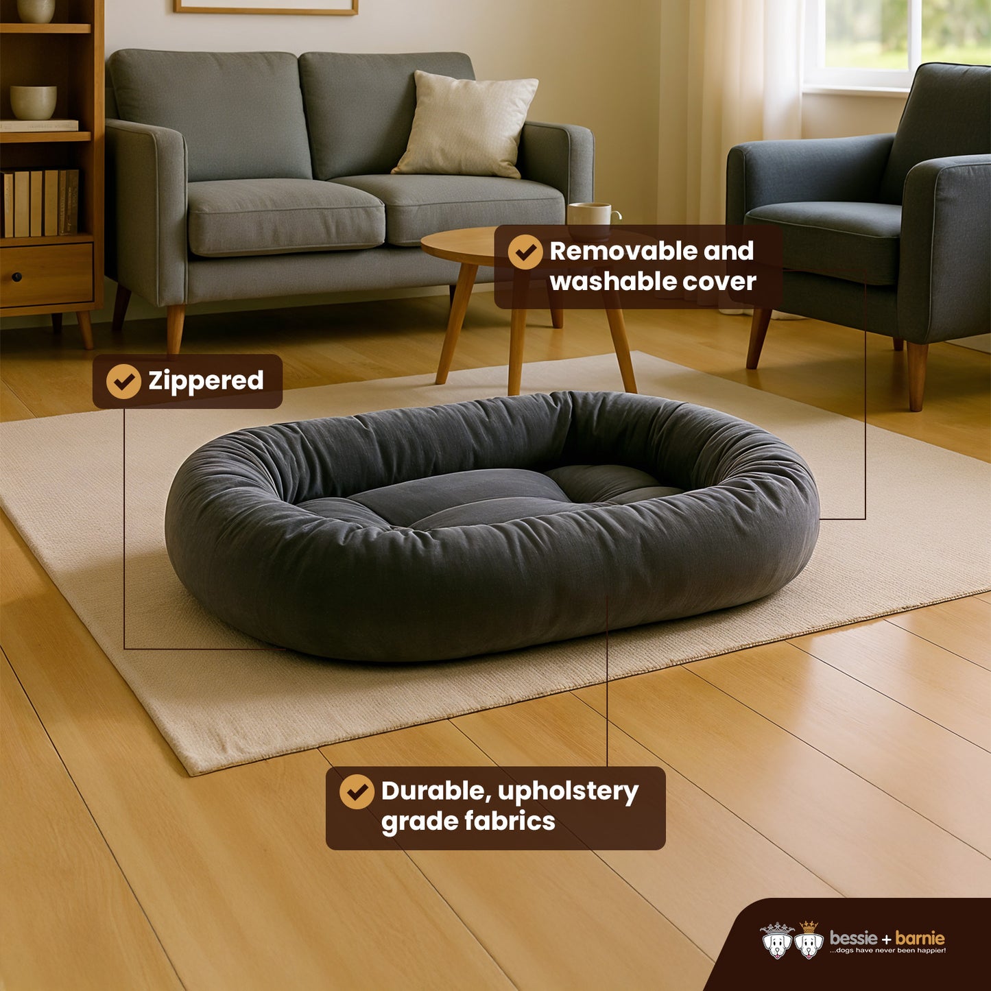 Donut Bed - Microvelvet Special Designs Bowsers