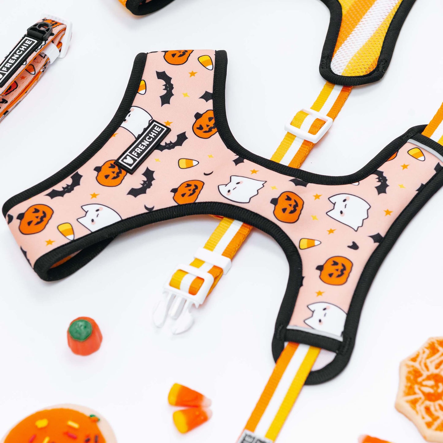 Frenchie Duo Reversible Harness - Spooky