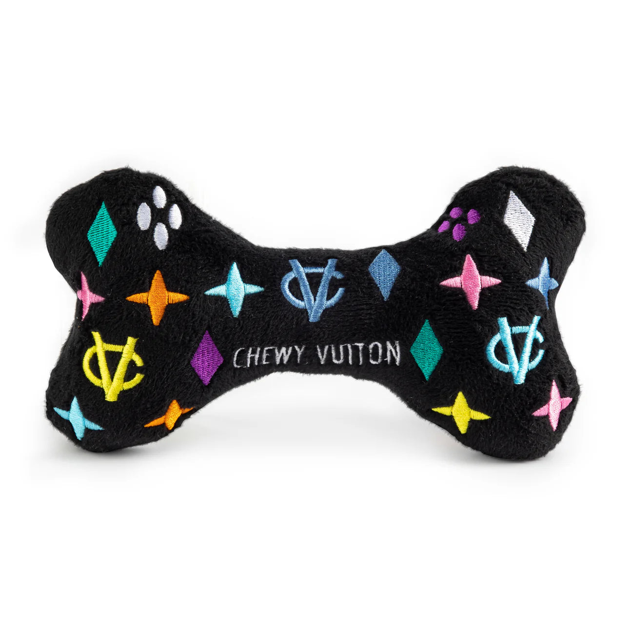 Black Monogram Chewy Vuiton Bone Toy