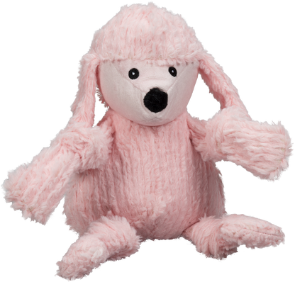 Diva Pink Poodle Knottie® Plush Dog Toy