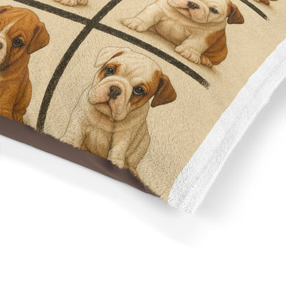 Bulldog puppies Pet Bed