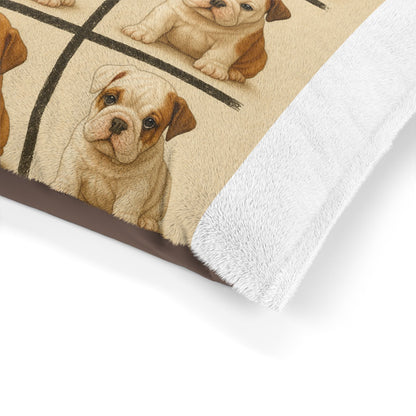 Bulldog puppies Pet Bed