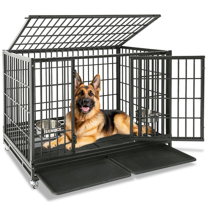 48" Heavy Duty Dog Cage for XL/XXL Dogs 481D