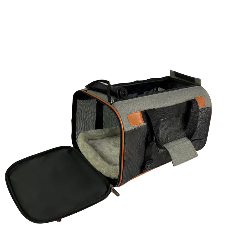 Mr. Peanut's Rhodium Series Mini Size Soft Sided Pet Carrier - Note Sizing in Description