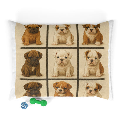 Bulldog puppies Pet Bed