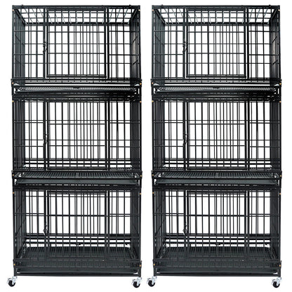 37" Stackable Heavy Duty Dog Kennel 371D04