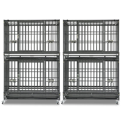 37" Stackable Heavy Duty Dog Crate 371D03