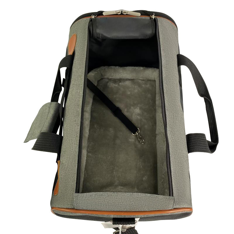Mr. Peanut's Rhodium Series Mini Size Soft Sided Pet Carrier - Note Sizing in Description