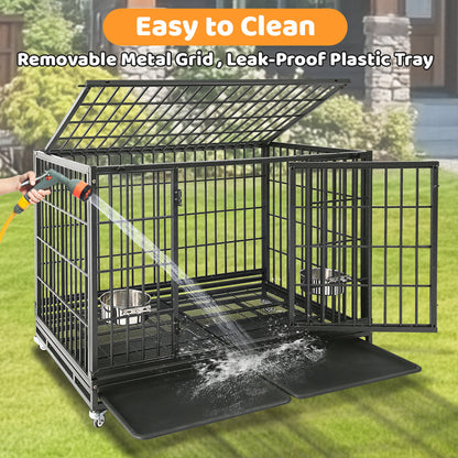 48" Heavy Duty Dog Cage for XL/XXL Dogs 481D