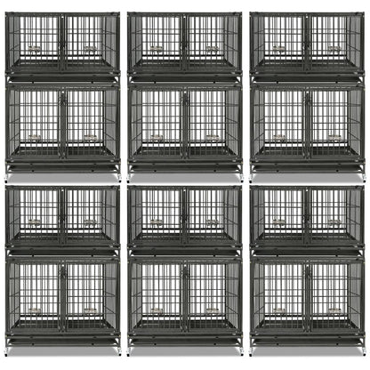 42" Collapsible Dog Crate 43ST