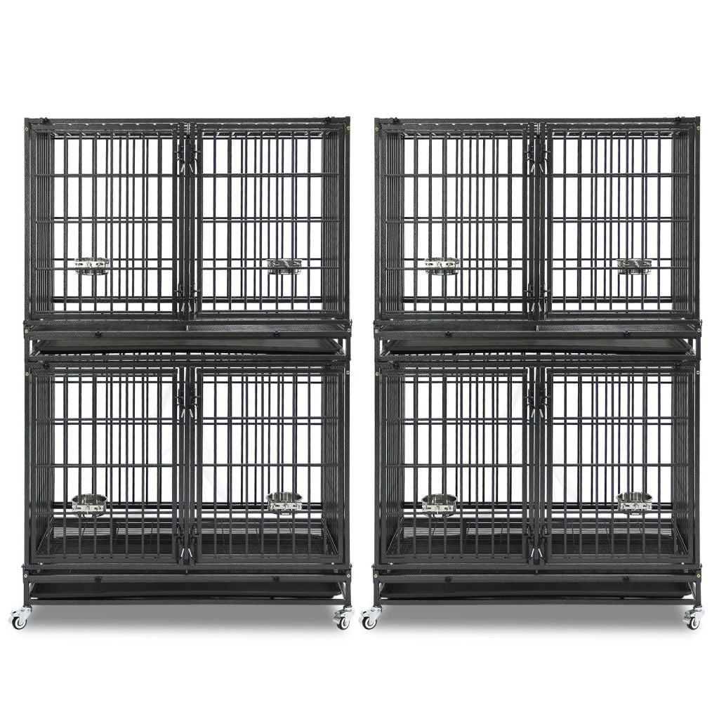 42" Stackable Dog Crate with Divider 43S (Extra Height)