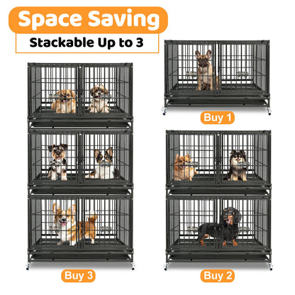 42" Collapsible Dog Crate 43ST