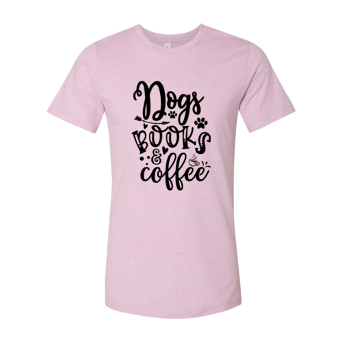 Dogs Books Coffee T-Shirt