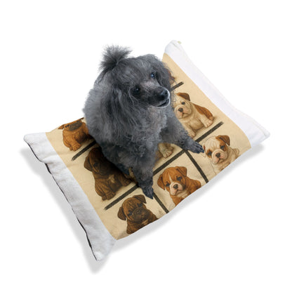 Bulldog puppies Pet Bed