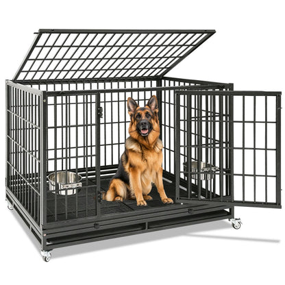 47" Heavy Duty Dog Cage for XL/XXL Dogs 471D02