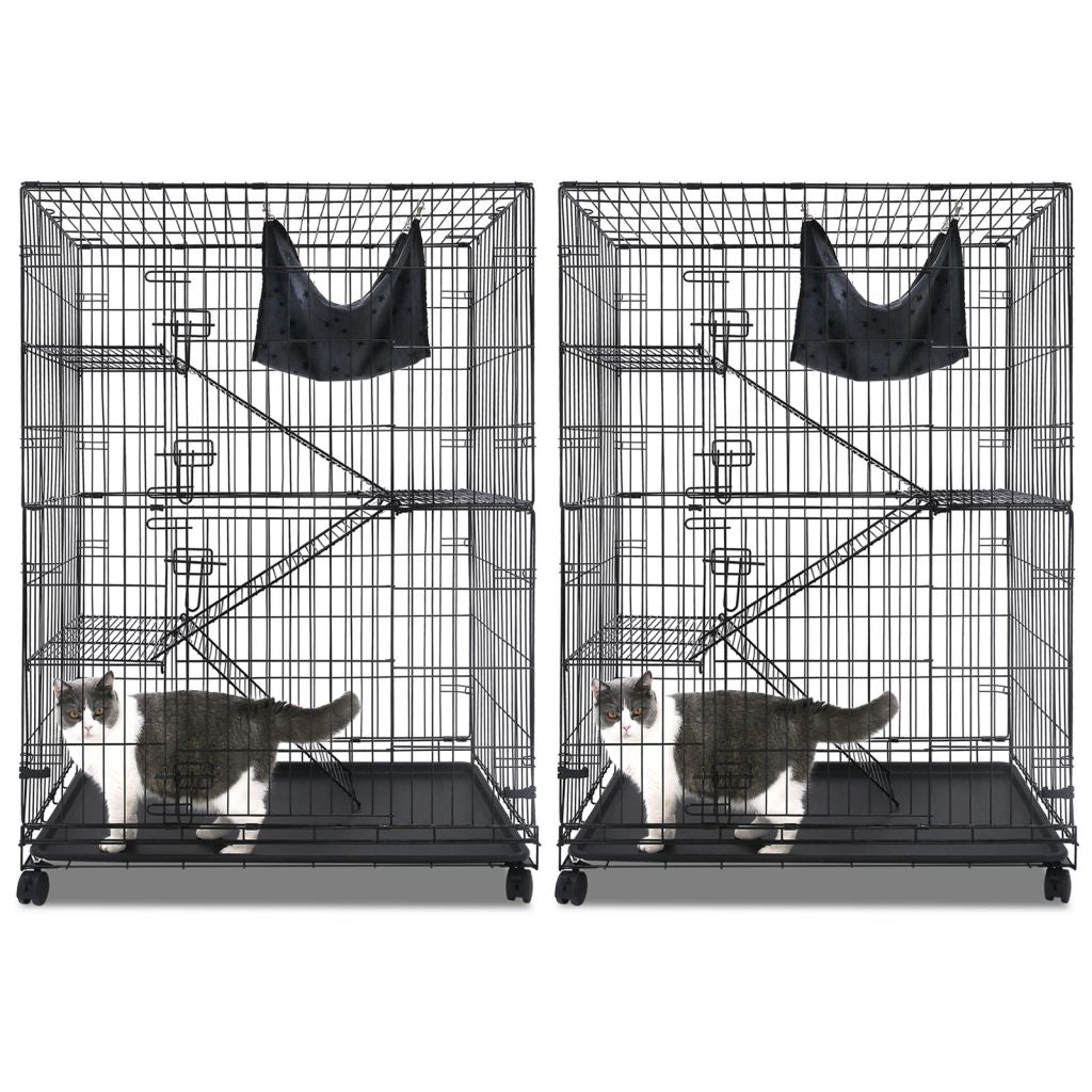 50 Inch 4-Tier Cat Cage C01