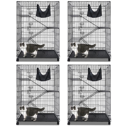 50 Inch 4-Tier Cat Cage C01