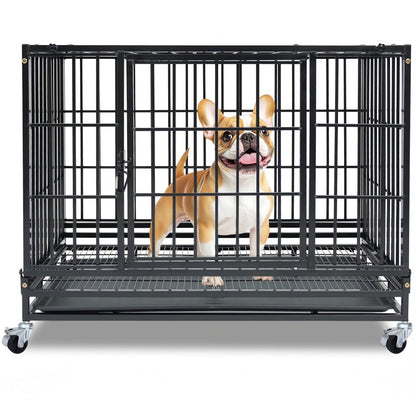 37" Stackable Heavy Duty Dog Kennel 371D04