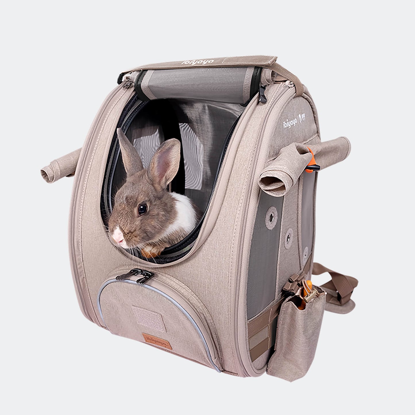 ibiyaya x BirdTricks TrackPack for Birds, Patented Small Bird Carrier Backpack with Perch