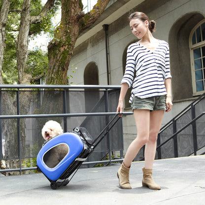 5-in-1 Combo EVA Pet Carrier Stroller Backpack