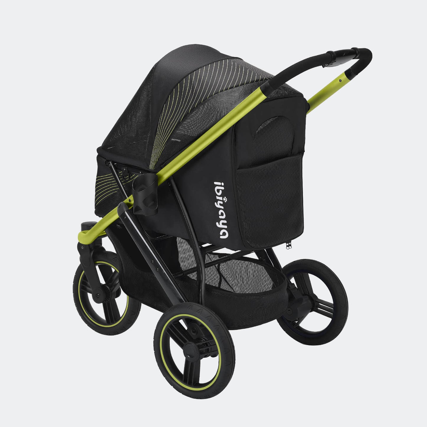 The Beast Pet Jogging Stroller, 3-Wheel All-Terrain Dog-Cat Pram