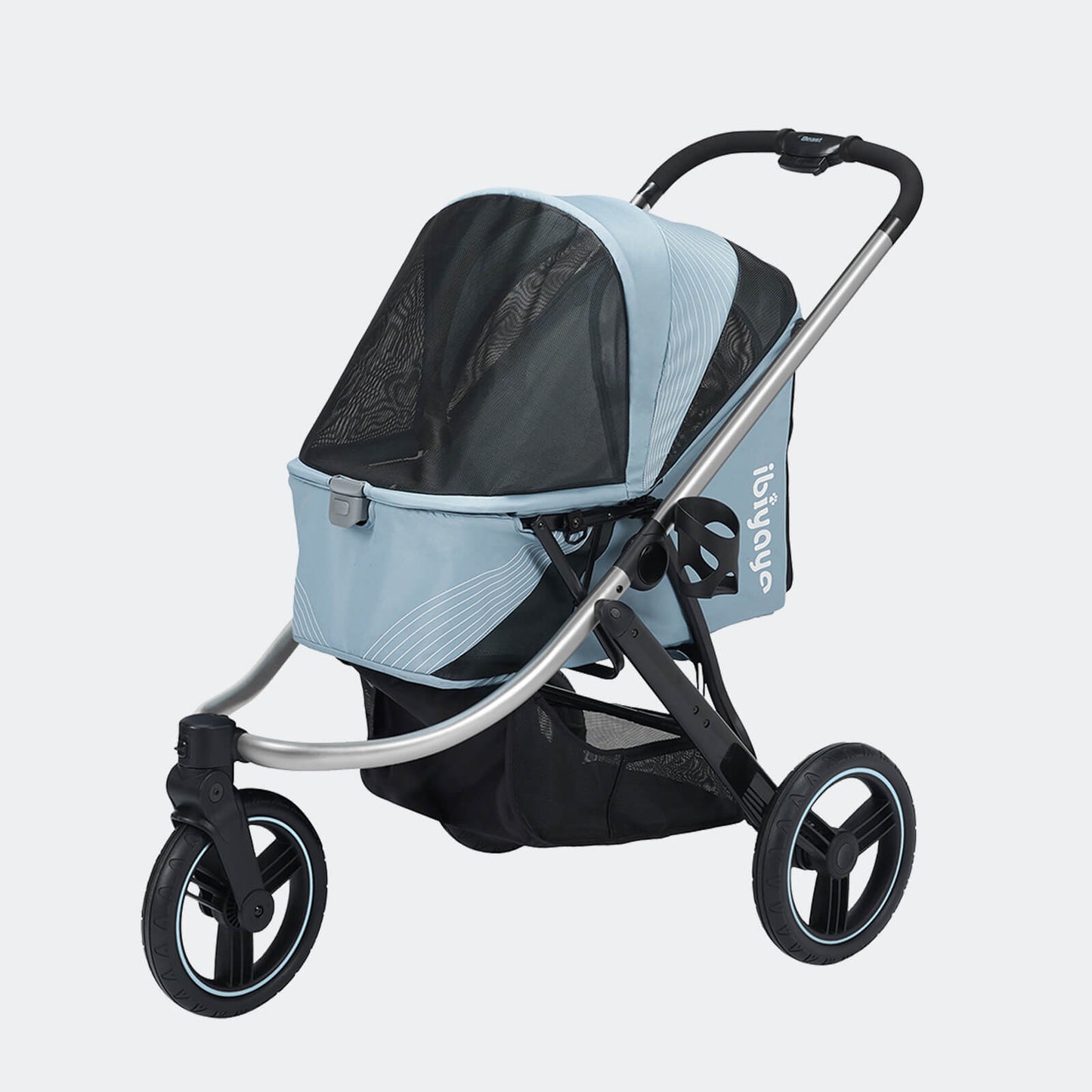 The Beast Pet Jogging Stroller, 3-Wheel All-Terrain Dog-Cat Pram