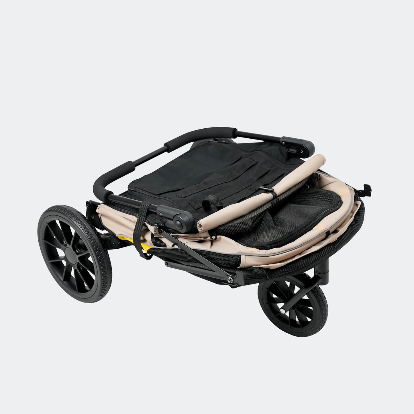 Minika 3-in-1 Pet Stroller System Foldable Dog Bicycle Trailer & Soft Crate Kennel 
