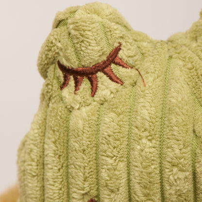 Fiona Frog HuggleFleece® FlufferKnottie™ Plush Dog Toy