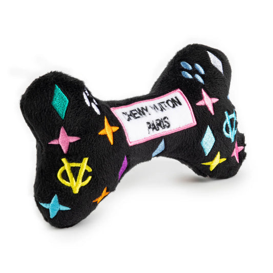Black Monogram Chewy Vuiton Bone Toy