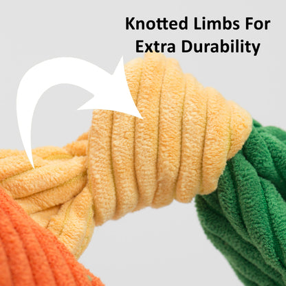 HuggleCause™, Living Free Animal Sanctuary, Little Tyke (L.T.) Knottie® Plush Dog Toy, Small