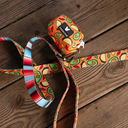 Frenchie Poo Bag Holder - Taco Tuesday (Orange)