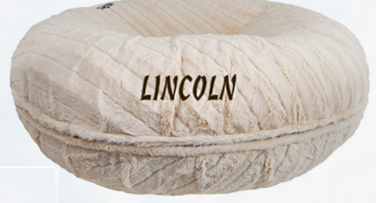 Bagel Bed Monogram (Personalized)