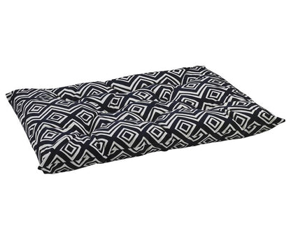 Tufted Cushion Mat Platinum Microvelvet Bowsers