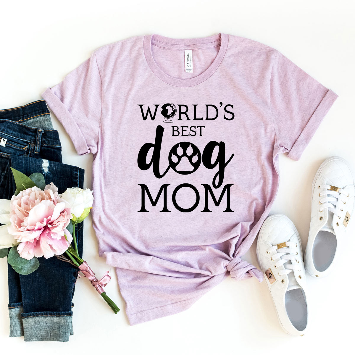 Worlds Best Dog Mom T-Shirt