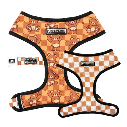 Frenchie Duo Reversible Harness - Teddy Bear