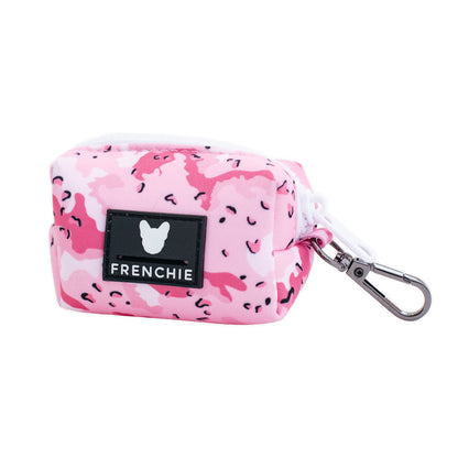 Frenchie Poo Bag Holder - Desert Camo (Pink)