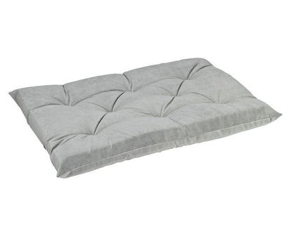 Tufted Cushion Mat Platinum Microvelvet Bowsers