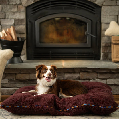 Orthopedic Foam Sherpa Pillow Bed