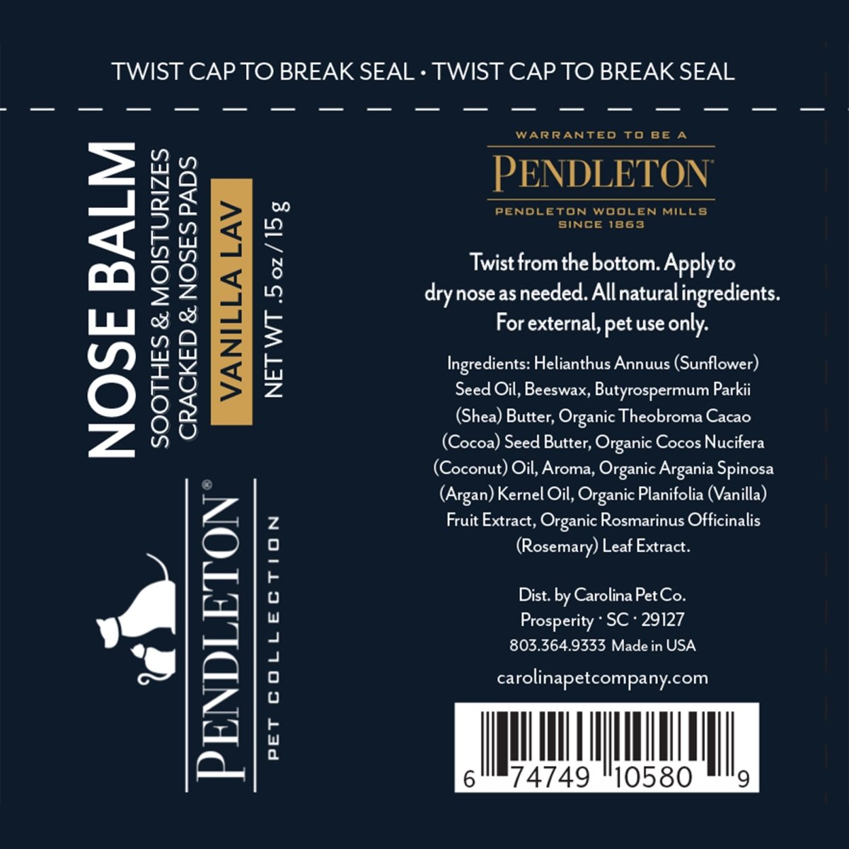 Pendleton Pet Nose Balm