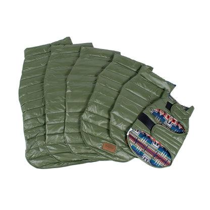 Pendleton Puffer Dog Coat