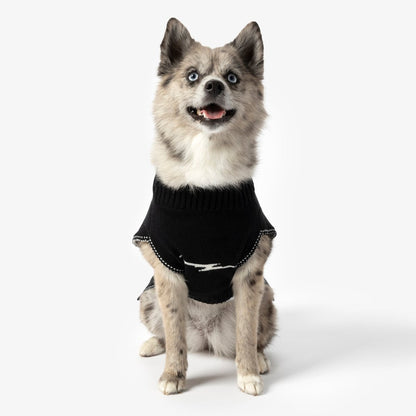 Shinola Brand Logo Knitted Pet Sweater