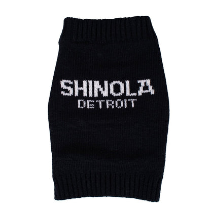 Shinola Brand Logo Knitted Pet Sweater