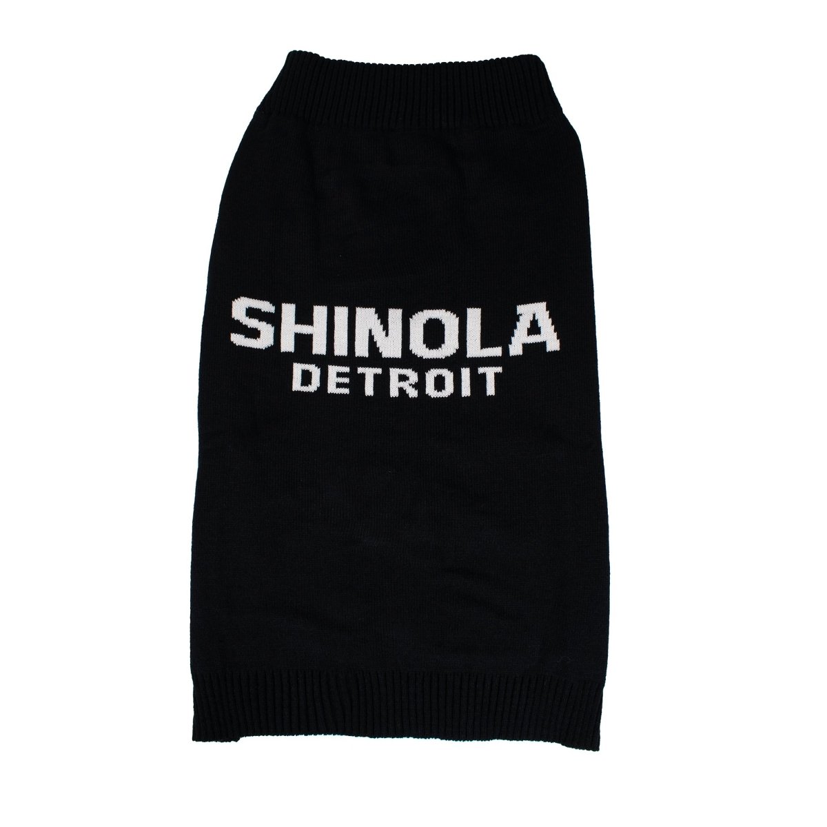 Shinola Brand Logo Knitted Pet Sweater