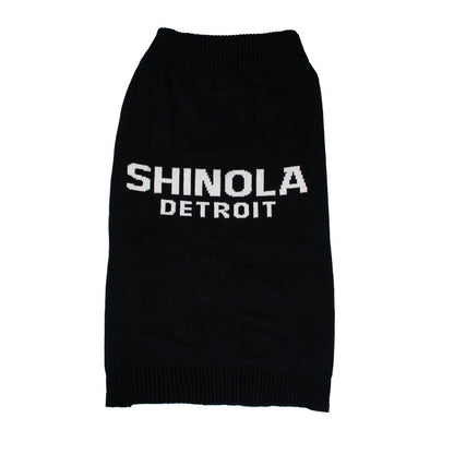 Shinola Brand Logo Knitted Pet Sweater