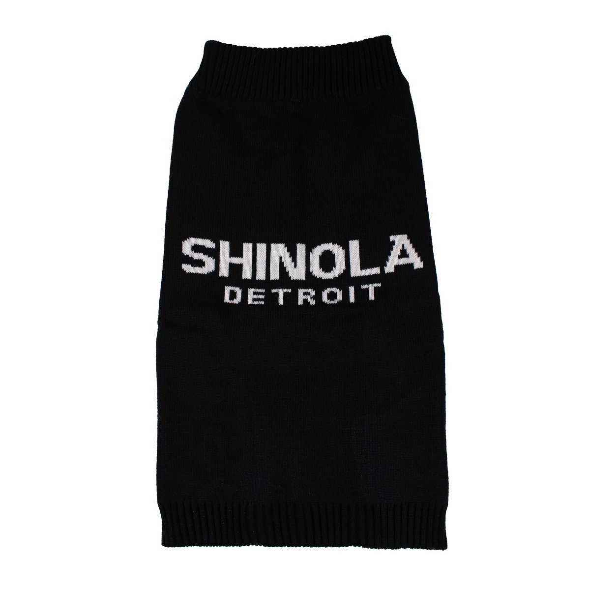 Shinola Brand Logo Knitted Pet Sweater