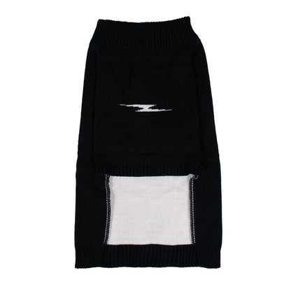 Shinola Brand Logo Knitted Pet Sweater