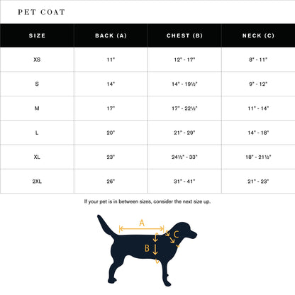 Shinola Brand Stripe Berber Dog Coat Oatmeal