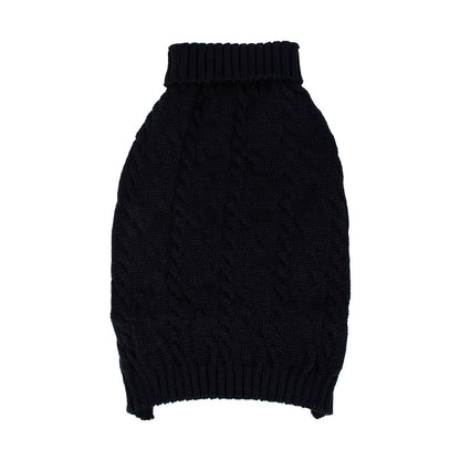 Shinola Cable Knit Pet Sweater