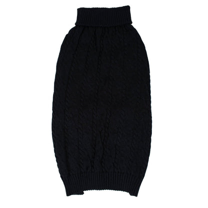 Shinola Cable Knit Pet Sweater