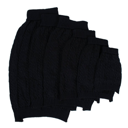 Shinola Cable Knit Pet Sweater